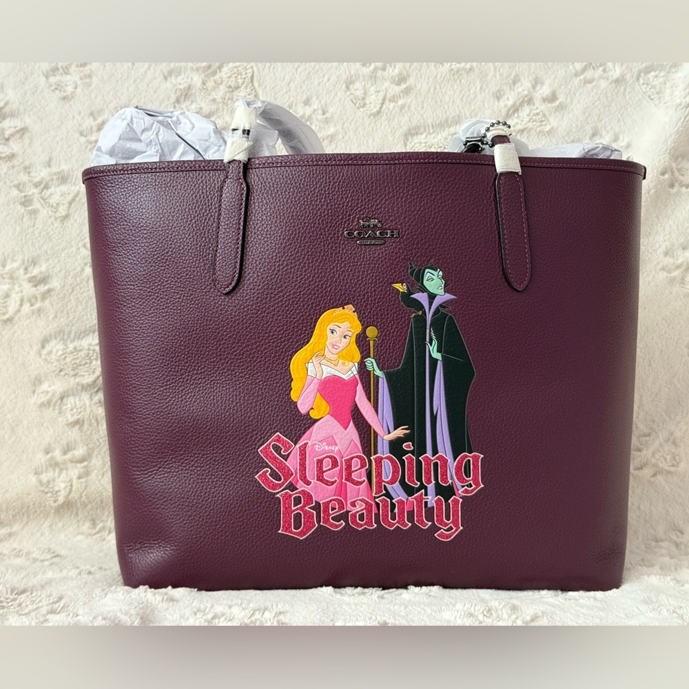 Coach x Disney Villains Sleeping Beauty Maleficent City Tote NWT